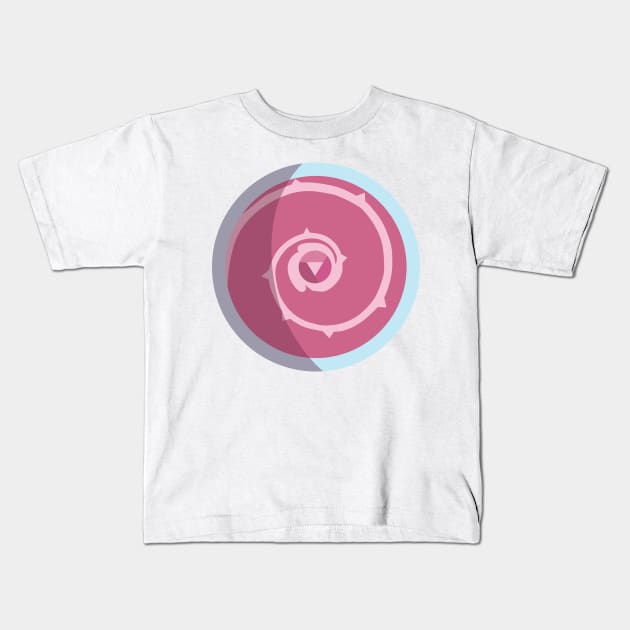 rose's shield Kids T-Shirt by Atzon